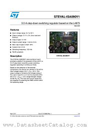 STEVAL-ISA090V1 datasheet pdf ST Microelectronics