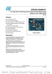 STEVAL-ISA091V1 datasheet pdf ST Microelectronics