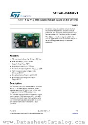 STEVAL-ISA134V1 datasheet pdf ST Microelectronics