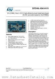 STEVAL-ISA141V1 datasheet pdf ST Microelectronics