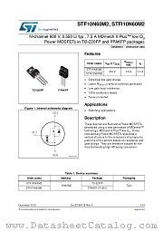 STFI10N60M2 datasheet pdf ST Microelectronics
