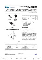 STF24N60M2 datasheet pdf ST Microelectronics