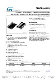 STGIPL30C60-H datasheet pdf ST Microelectronics