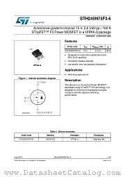 STH245N75F3-6 datasheet pdf ST Microelectronics