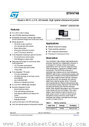 STHV748 datasheet pdf ST Microelectronics