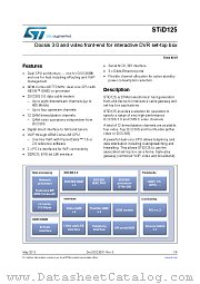 STiD125 datasheet pdf ST Microelectronics