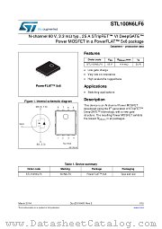 STL100N6LF6 datasheet pdf ST Microelectronics