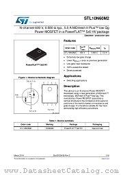 STL10N60M2 datasheet pdf ST Microelectronics
