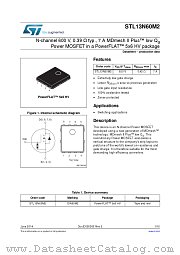 STL13N60M2 datasheet pdf ST Microelectronics