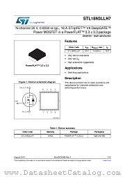 STL18N3LLH7 datasheet pdf ST Microelectronics
