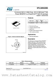 STL36N55M5 datasheet pdf ST Microelectronics