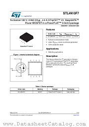 STL4N10F7 datasheet pdf ST Microelectronics