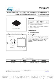 STL7N10F7 datasheet pdf ST Microelectronics