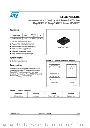 STL80N3LLH6 datasheet pdf ST Microelectronics