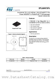 STL80N75F6 datasheet pdf ST Microelectronics