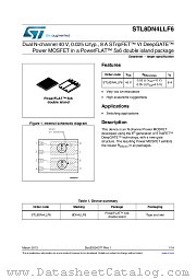 STL8DN4LLF6 datasheet pdf ST Microelectronics
