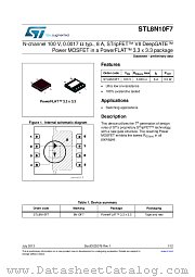 STL8N10F7 datasheet pdf ST Microelectronics