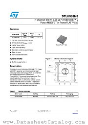 STL8N65M5 datasheet pdf ST Microelectronics