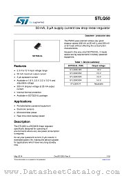 STLQ50C25R datasheet pdf ST Microelectronics