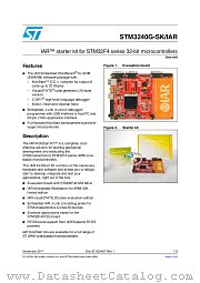 STM3240G-SK/IAR datasheet pdf ST Microelectronics