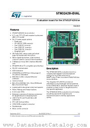 STM32429I-EVAL1 datasheet pdf ST Microelectronics