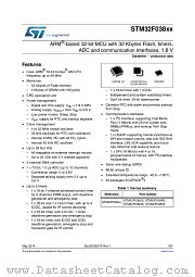 STM32F038F6P6 datasheet pdf ST Microelectronics