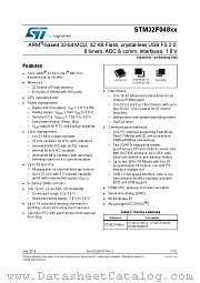 STM32F048C6U6 datasheet pdf ST Microelectronics
