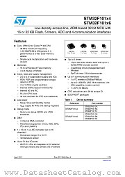 STM32F101R4 datasheet pdf ST Microelectronics