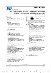 STM32F328C8 datasheet pdf ST Microelectronics