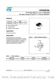 STN4NF20L datasheet pdf ST Microelectronics