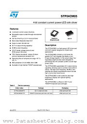 STP04CM05XTTR datasheet pdf ST Microelectronics