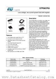 STP08CP05B1 datasheet pdf ST Microelectronics
