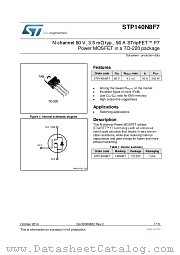 STP140N8F7 datasheet pdf ST Microelectronics