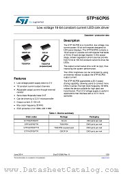 STP16CP05MTR datasheet pdf ST Microelectronics