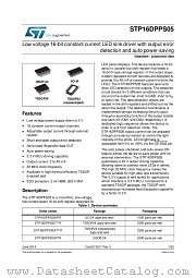 STP16DPPS05 datasheet pdf ST Microelectronics