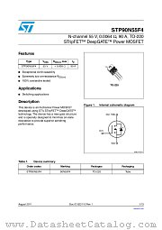 STP90N55F4 datasheet pdf ST Microelectronics