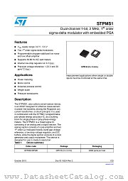 STPMS1 datasheet pdf ST Microelectronics