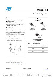 STPS30120C datasheet pdf ST Microelectronics