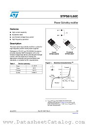 STPS61L60CT datasheet pdf ST Microelectronics