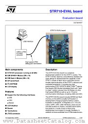 STR710-EVAL datasheet pdf ST Microelectronics