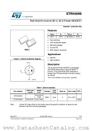 STRH40N6S1 datasheet pdf ST Microelectronics