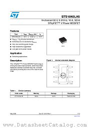 STS10N3LH5 datasheet pdf ST Microelectronics