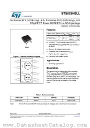 STS8C6H3LL datasheet pdf ST Microelectronics