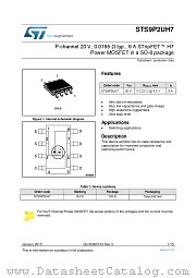 STS9P2UH7 datasheet pdf ST Microelectronics
