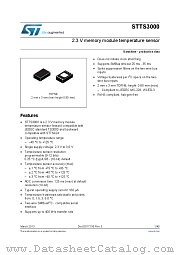 STTS3000 datasheet pdf ST Microelectronics