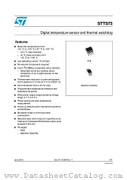 STTS75DS2F datasheet pdf ST Microelectronics