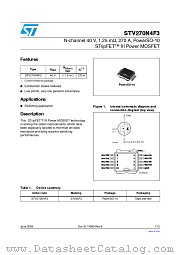 STV270N4F3 datasheet pdf ST Microelectronics