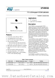 STVM100DC6F datasheet pdf ST Microelectronics