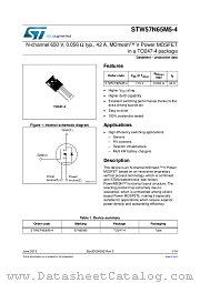 STW57N65M5-4 datasheet pdf ST Microelectronics