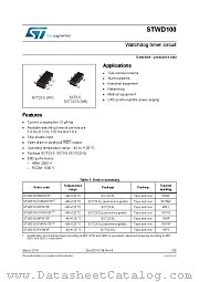 STWD100NPWY3F datasheet pdf ST Microelectronics